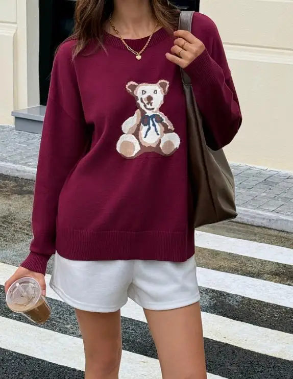 

Осень-зима 2022, новая модная повседневная шерстяная рубашка с длинными рукавами для отдыха и отпуска, свитер, женская одежда