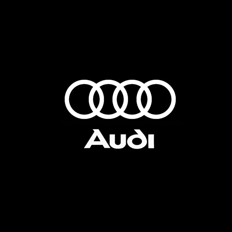 LED Car HD Door Welcome Lights for Audi RS/R8/S3 S4 S5 S6 S7 S8 A1 A2 A3 A4 A5 A6 Q5 E-tron Car Door Projection Decorative Lamps