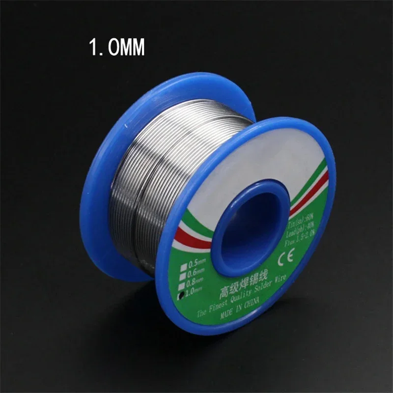 1pc 60 40 Solder Wire Rosin Core Tin Solder Wire Soldering Welding Flux 1.5 2.0 Iron Wire Reel 50g Diamater