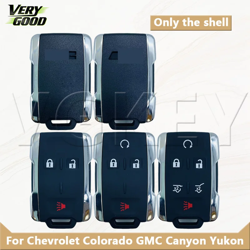 VG para Chevrolet Tahoe Suburban Sierra Silverado para GMC Yukon XL Terrain 3/4/6 botones carcasa de llave remota inteligente