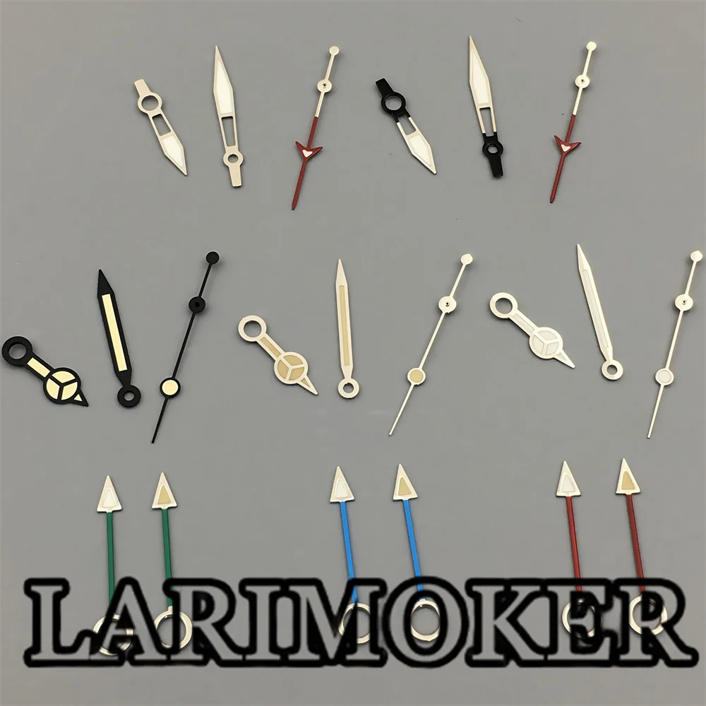 

LARIMOKER watch hands green luminous suitable for NH34/NH35 movement GMT modified pointer watch accessories
