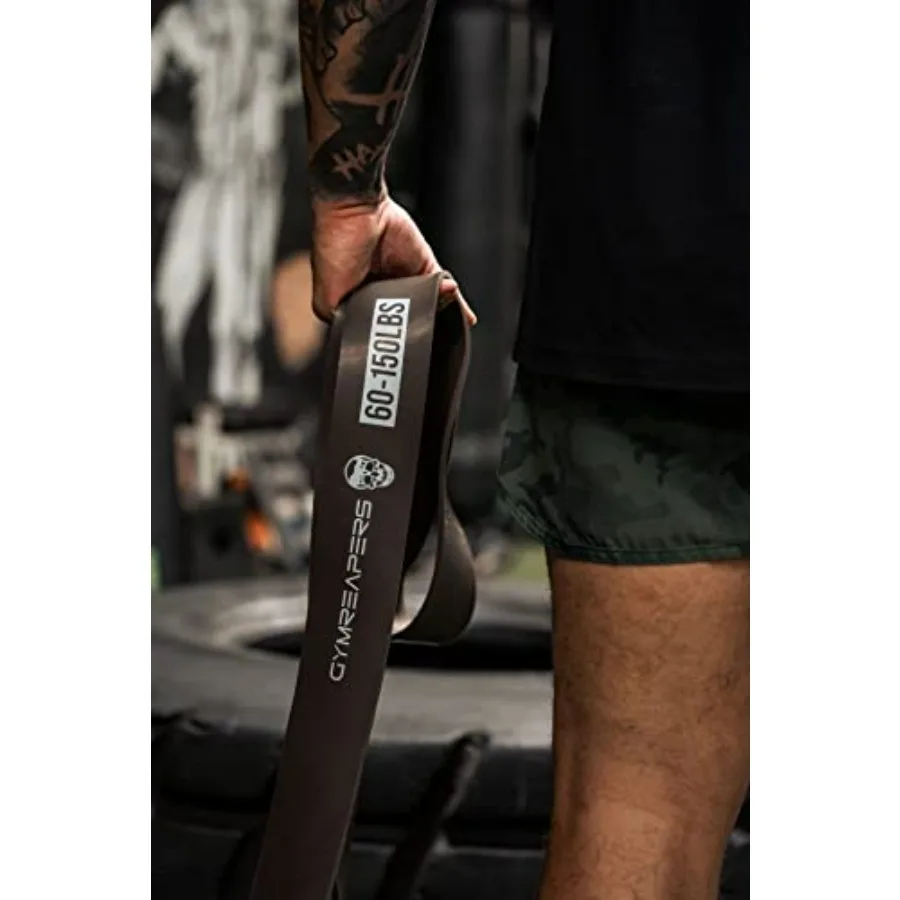 أربطة مقاومة للتمرين - مجموعة أربطة مساعدة مرنة قابلة للسحب لرفع الأثقال والمتمدد والوزن والقوي #6