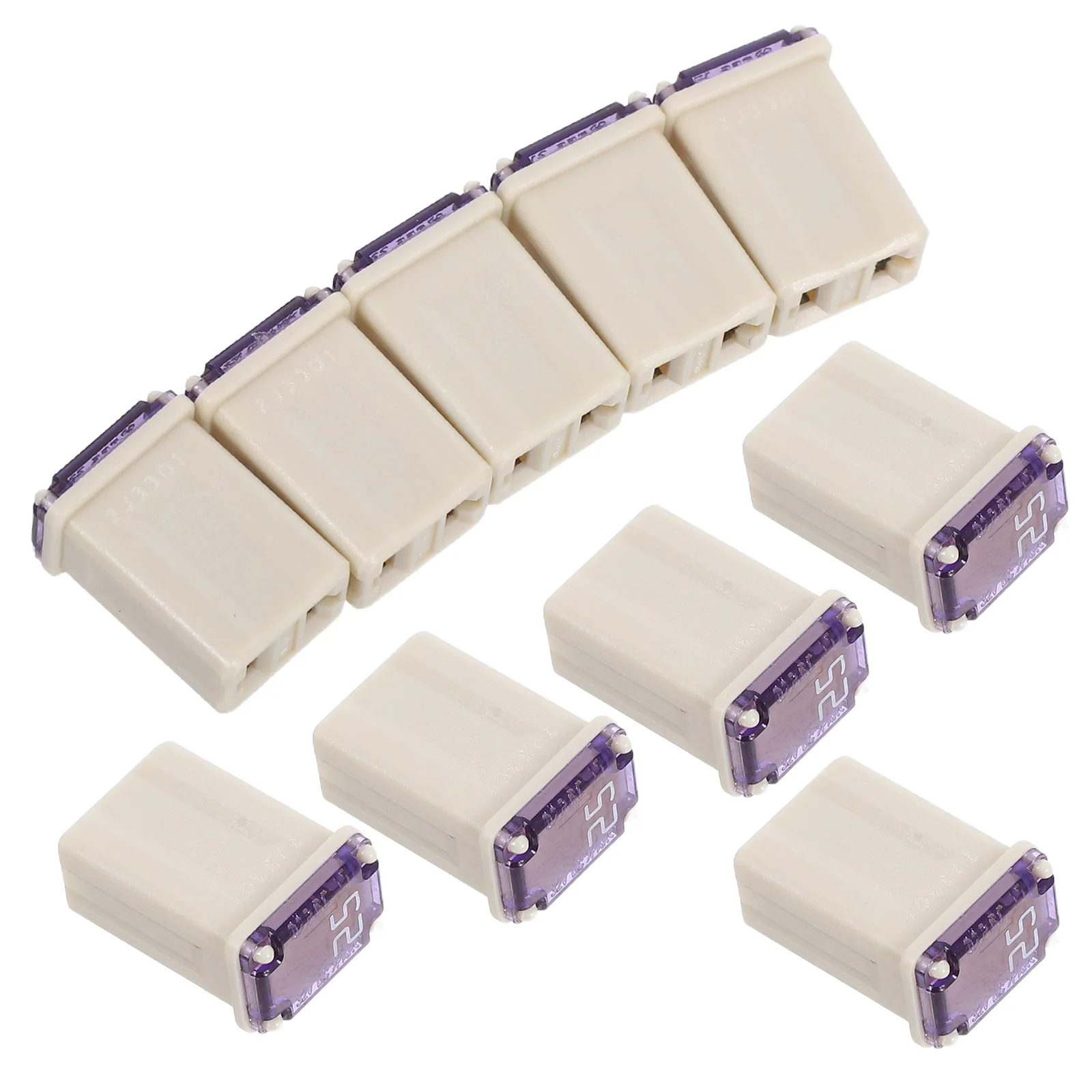 

10 Pcs Miniature Car Fuse Automotive Accessories Fuses Holder Micro Adapter Assorted Kit Plastic