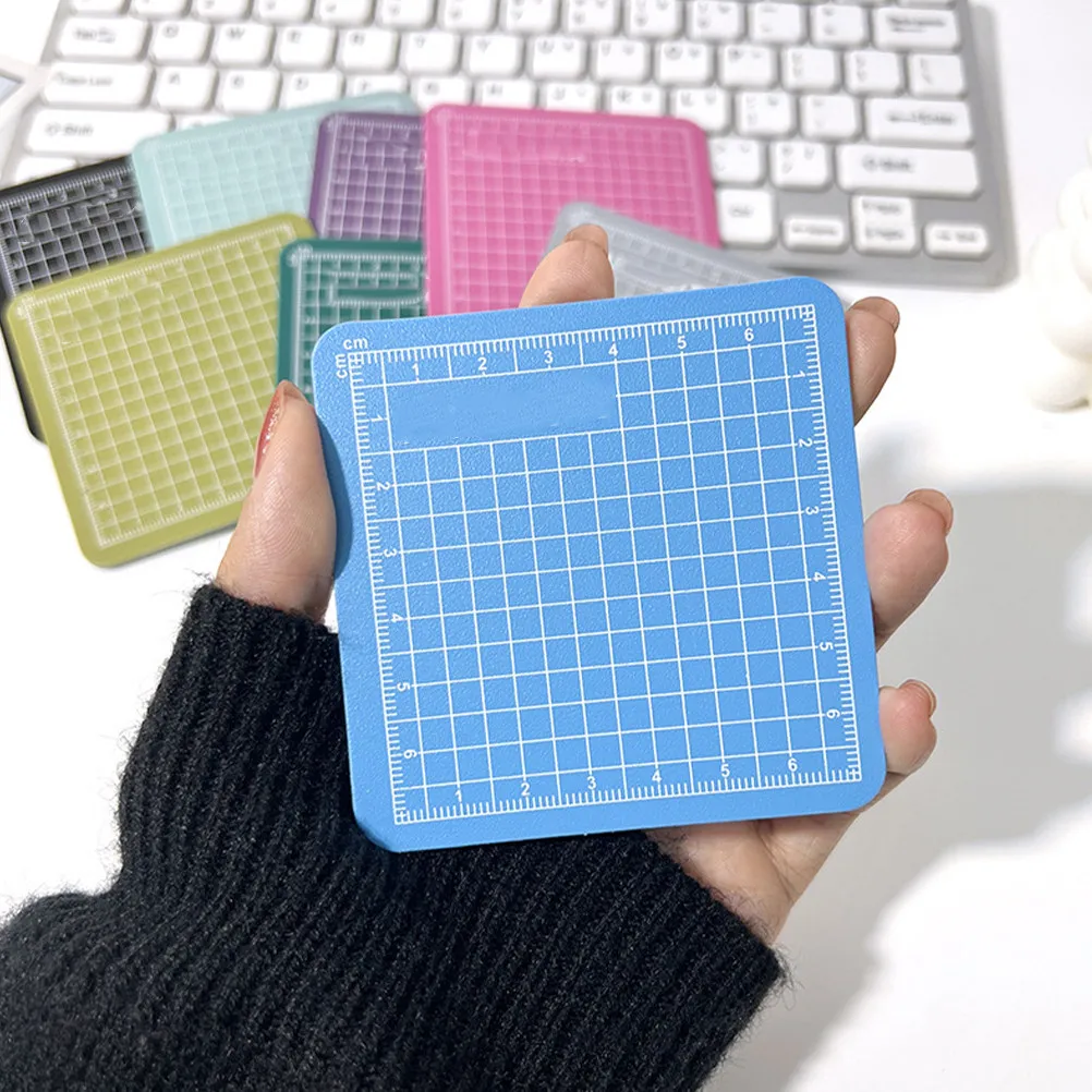 6枚組ポータブルミニカッティングマット-pvc彫刻ボード-滑り止め-ノングレア-diyクラフトマット-アーティストやクラフターに最適