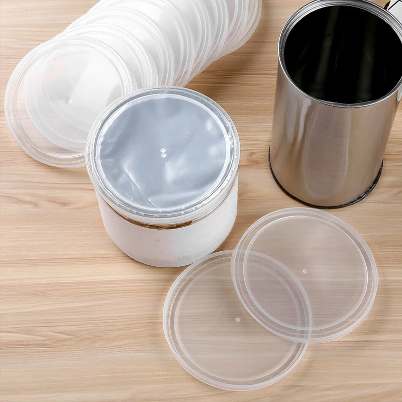 20Pcs/Set Reusable Plastic Tight Seal Can Tin Lids Covers For Canned Goods Pet Food