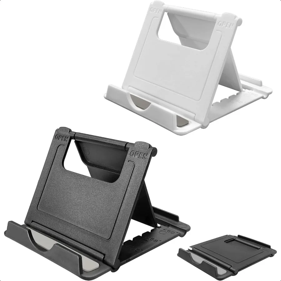 

2 Pack Cell Phone Stand Foldable Phone Holder for Desk Compatible with Phone 15 14 13 12 11 Pro Xs Xs Max Xr X 8 Switch All Ph