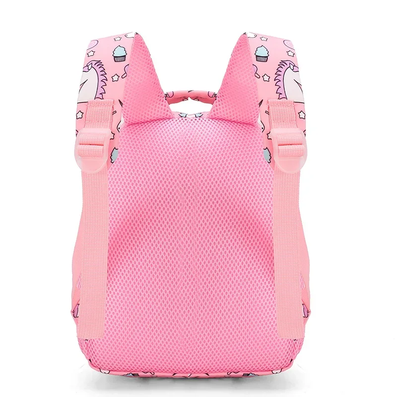 Girl Unicorn Schoolbags Child Pink Purple Nylon Printing Backpack Kindergarten Cute Girls Children's Waterproof Kids Schoolbag