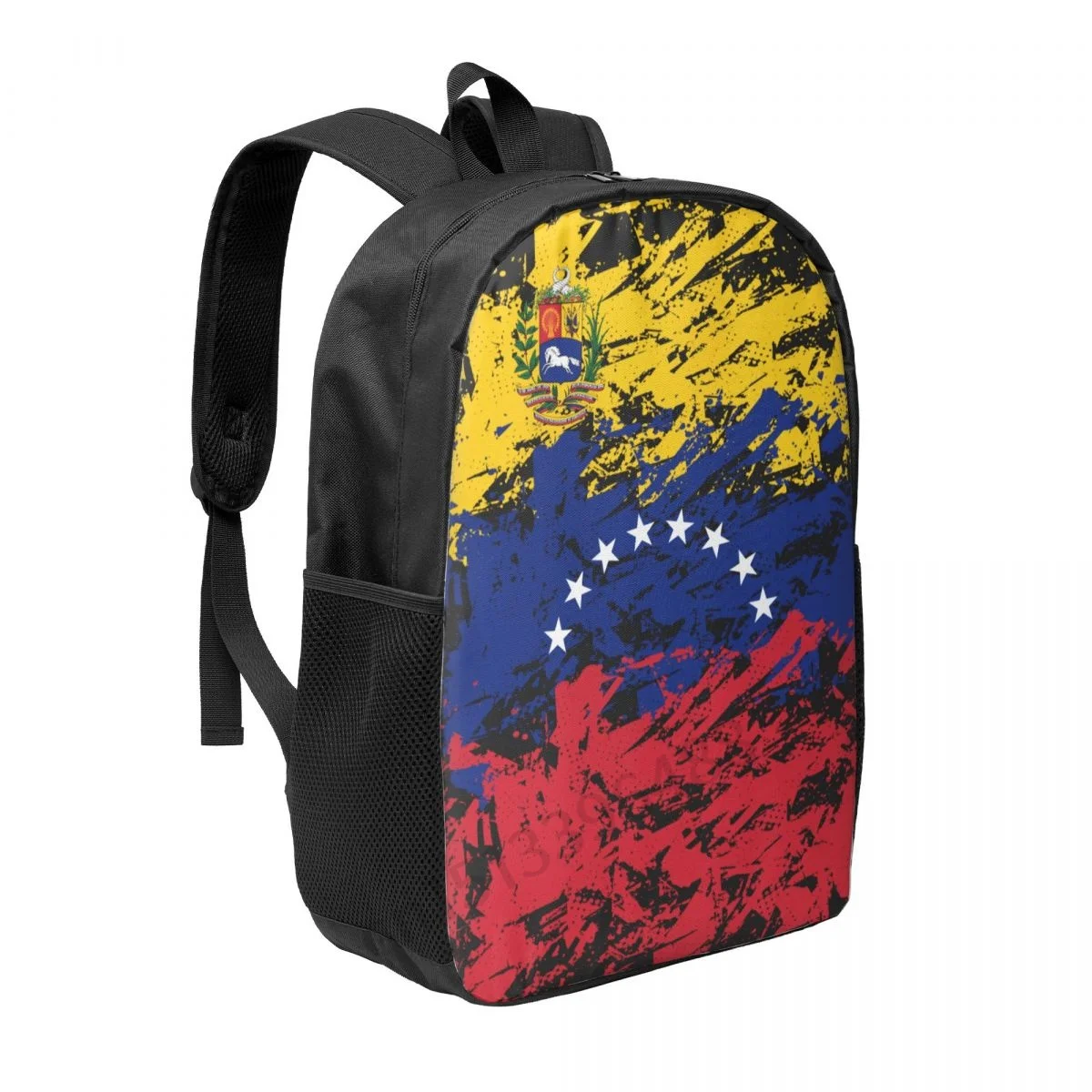 Venezuela Country Flag Backpack Middle School Student Schoolbag Casual Back Pack Travel Bag Unisex Backpack