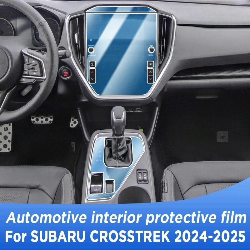 

For SUBARU CROSSTREK 2024 2025 Gearbox Panel Navigation Automotive Interior Protective Film Anti-Scratch Sticker Accessories