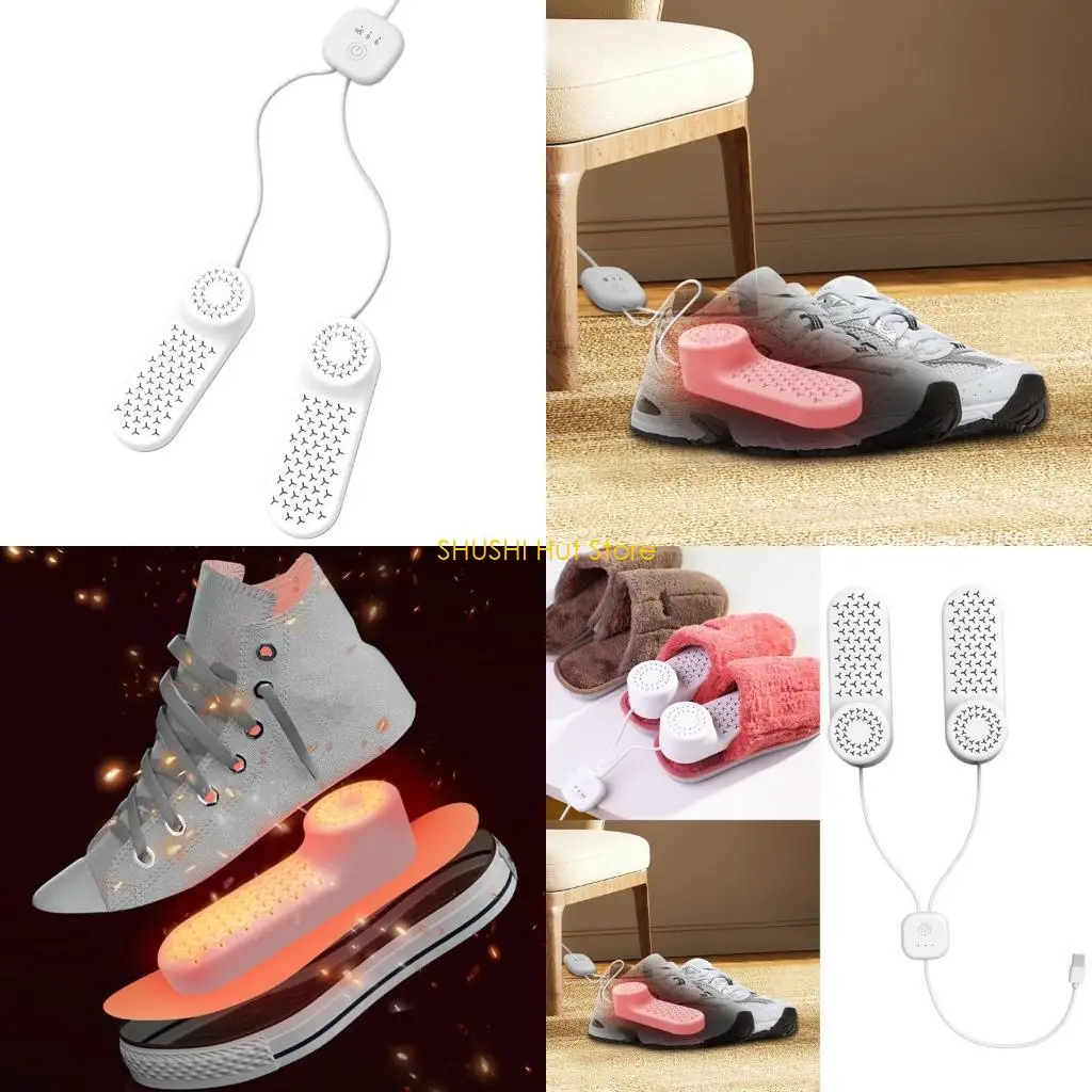 

Portable Footwear Dryers Machine, USB Shoes Dryer with Timer Boot Shoes Dryer D57B
