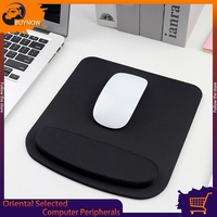 Hot Selling Solid Color Eva Sponge Wrist Pad Large Size Square Mouse Pad Thickened Fabric Surface Computer Office Mouse Pad