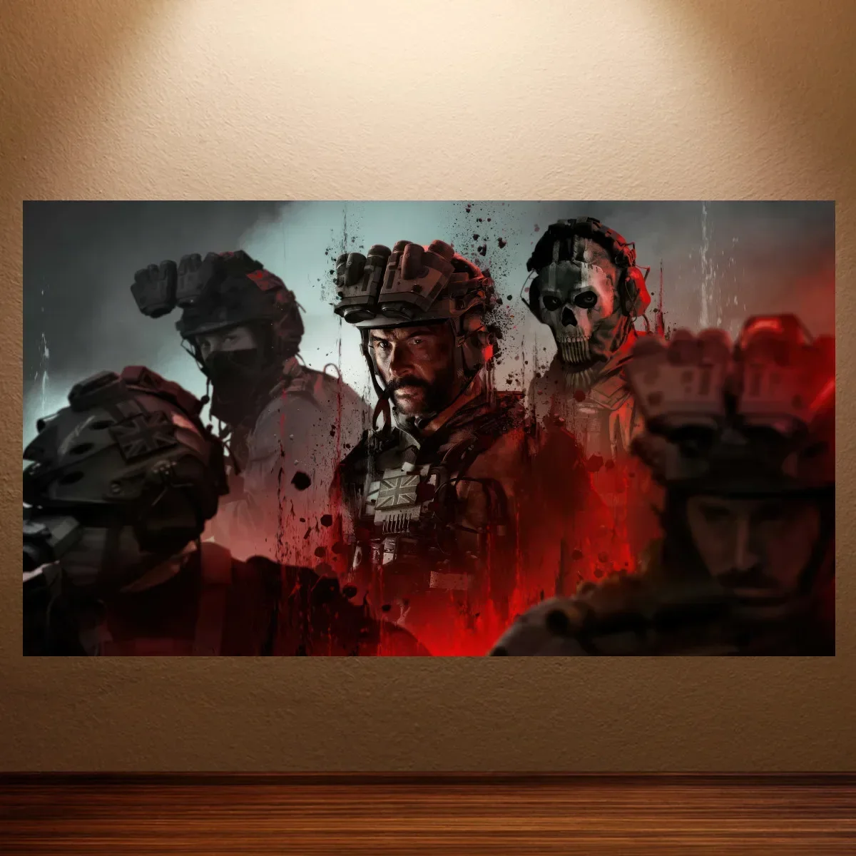 Call of Duty Modern Warfare Poster  Canvas Wall Art for Game Room Bedroom Decor  Video Game Prints  Stickers  COD Wall Painting