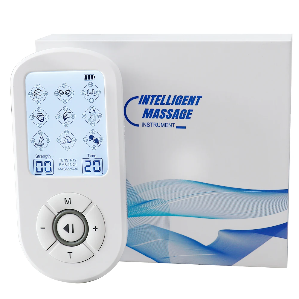 

36 Modes Electric Stimulation Shock Physiotherapy Full Body Massager Muscle Stimulator Rechargeable Tens Massage Machine