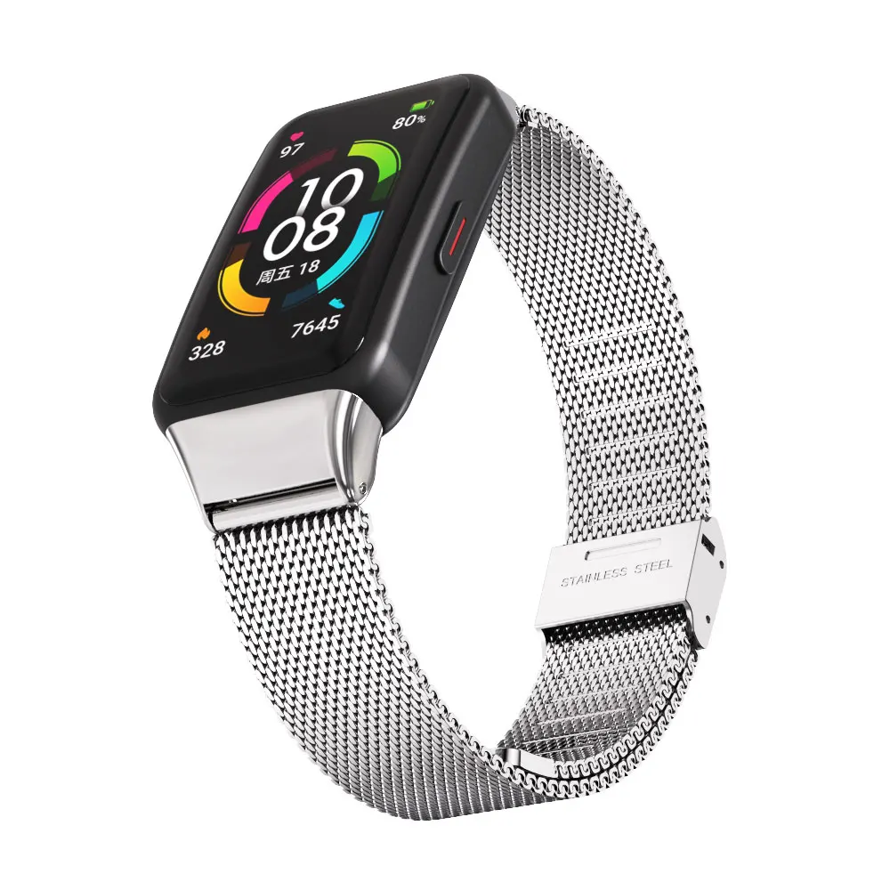 Pulseiras para huawei honor band 6 pulseira inteligente pulseira de substituição pulseira de relógio para huawei banda 6