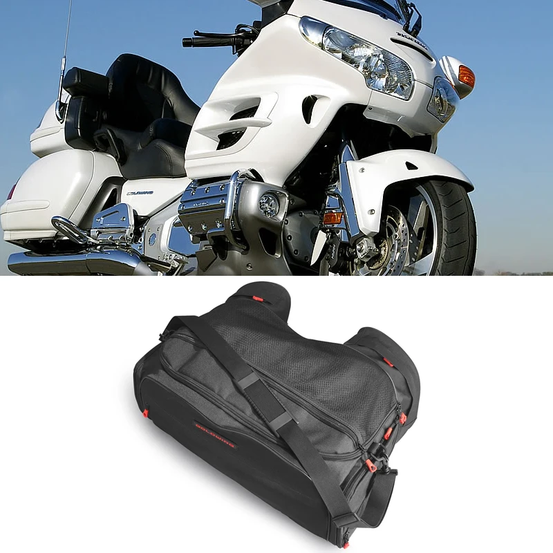 

Motorcycle Rear Seat Luggage Rack Bag For Goldwing GL1800 GL1500 Trunk Tail Luggage Cases Top Bag large capacity Waterproof Bag
