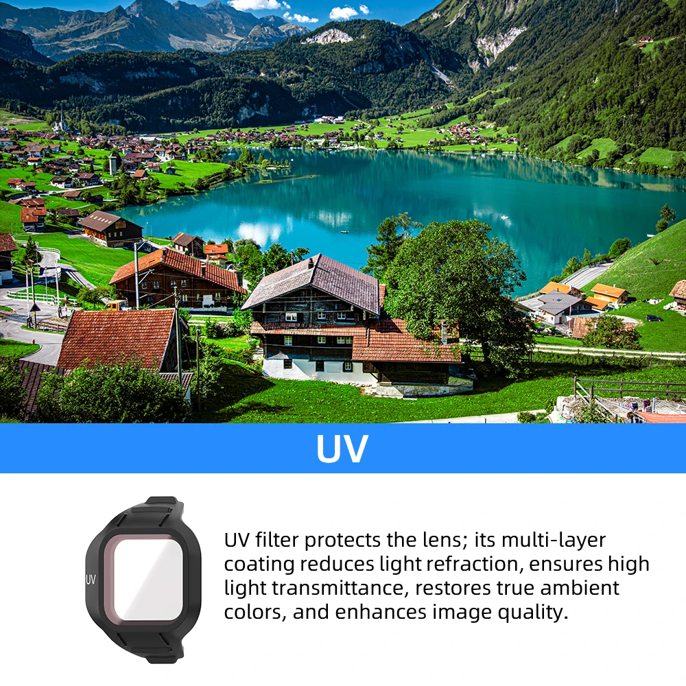 Lens Filters For DJI Mini 5 Pro Drone Gimbal UV CPL ND8/16/32/64 PL Filter Set Optical Glass Lens Drone Photography Accessory