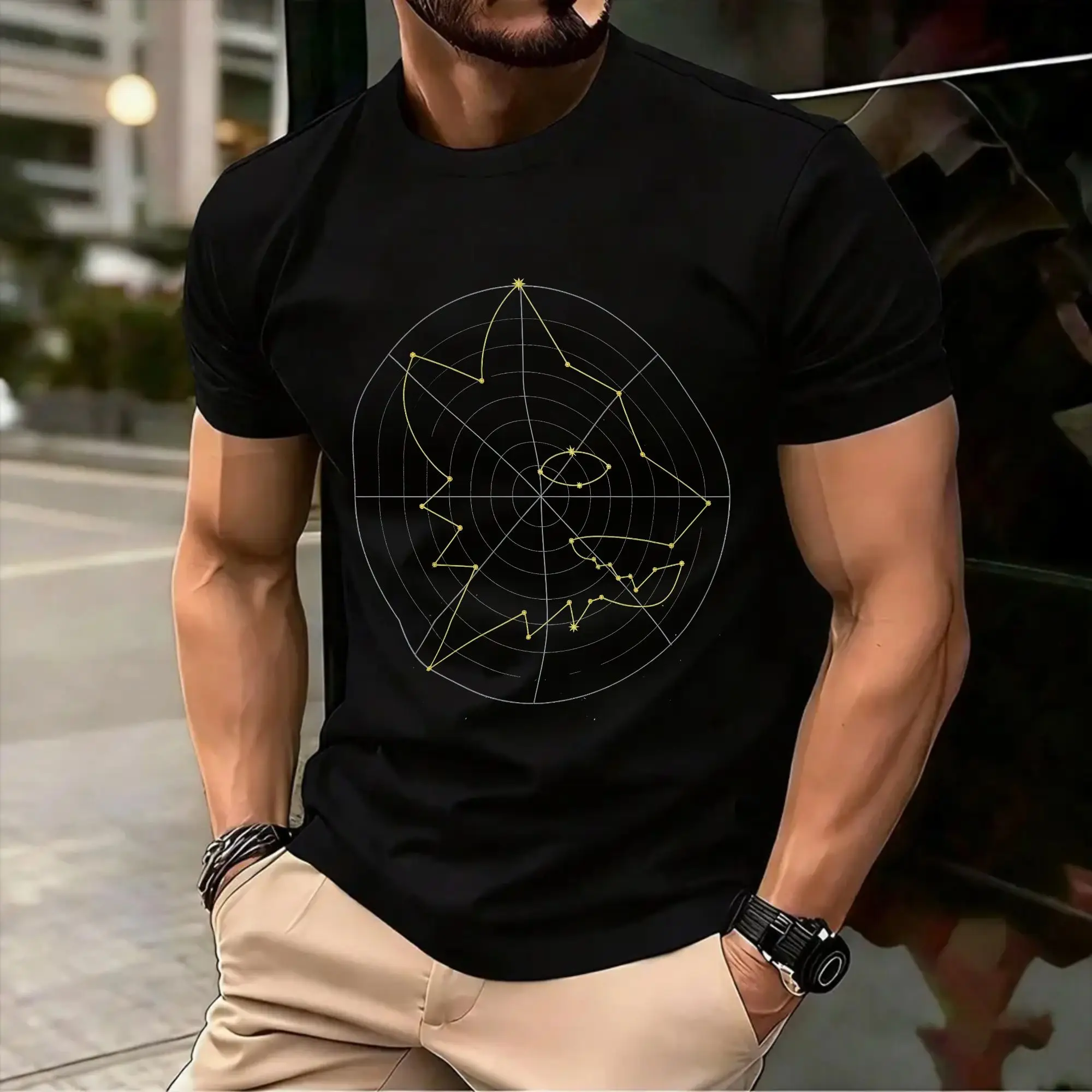 Men Roma Ad Astra T-Shirts  Cotton Clothes Summer Street Style Short Sleeve T Shirt Crew Neck Fashion Design Tshirt