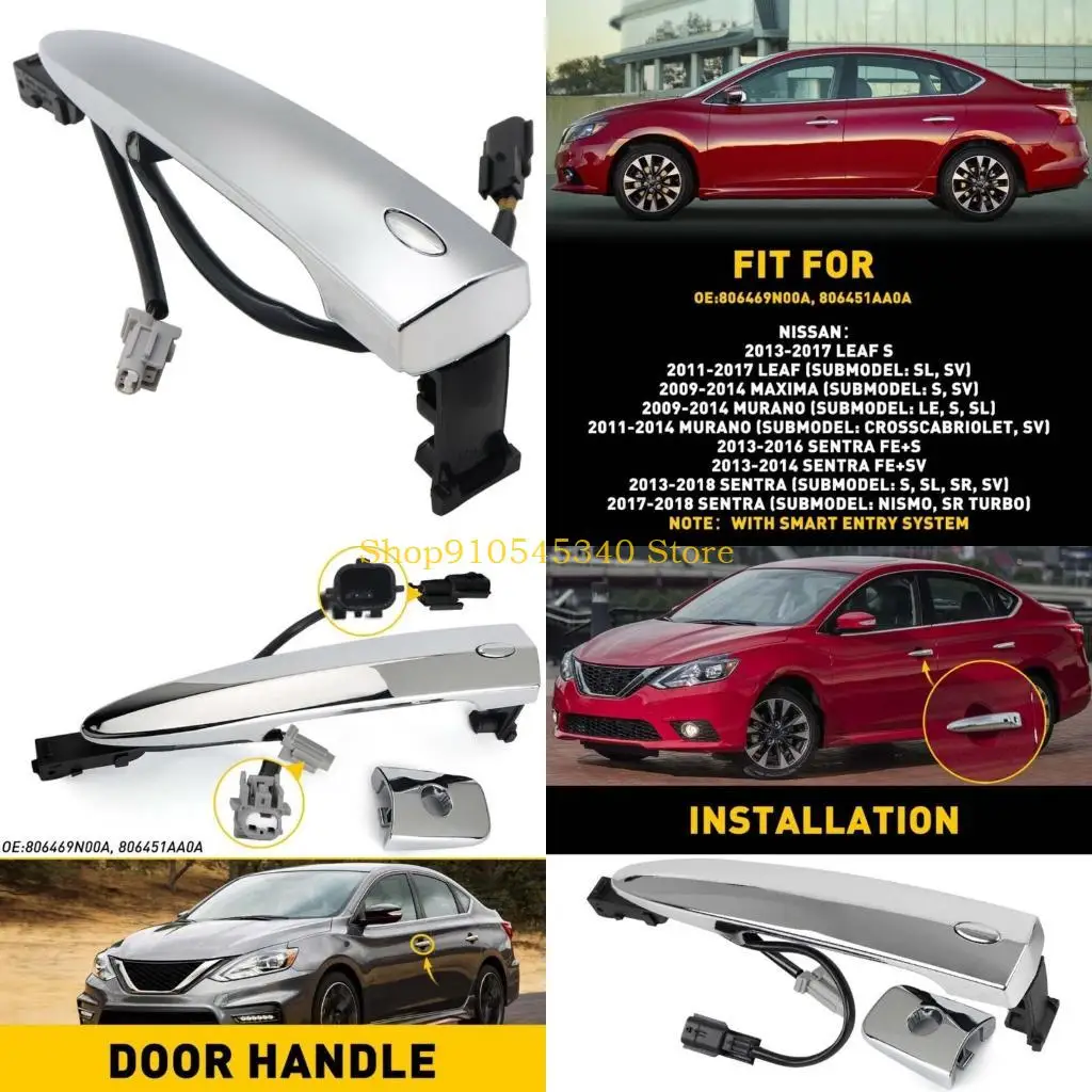 

U2JA Накладка на внешнюю дверную ручку для 806469N00A 12459871 снаружи