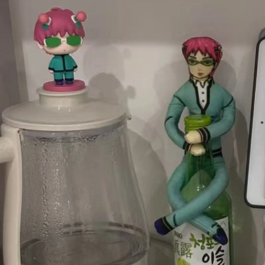 Anime The Disastrous Life of Saiki K Saiki Kusuo Cosplay Doll Twistable Shape Room Decoration Abstract Cartoon Figure Dolls Gift