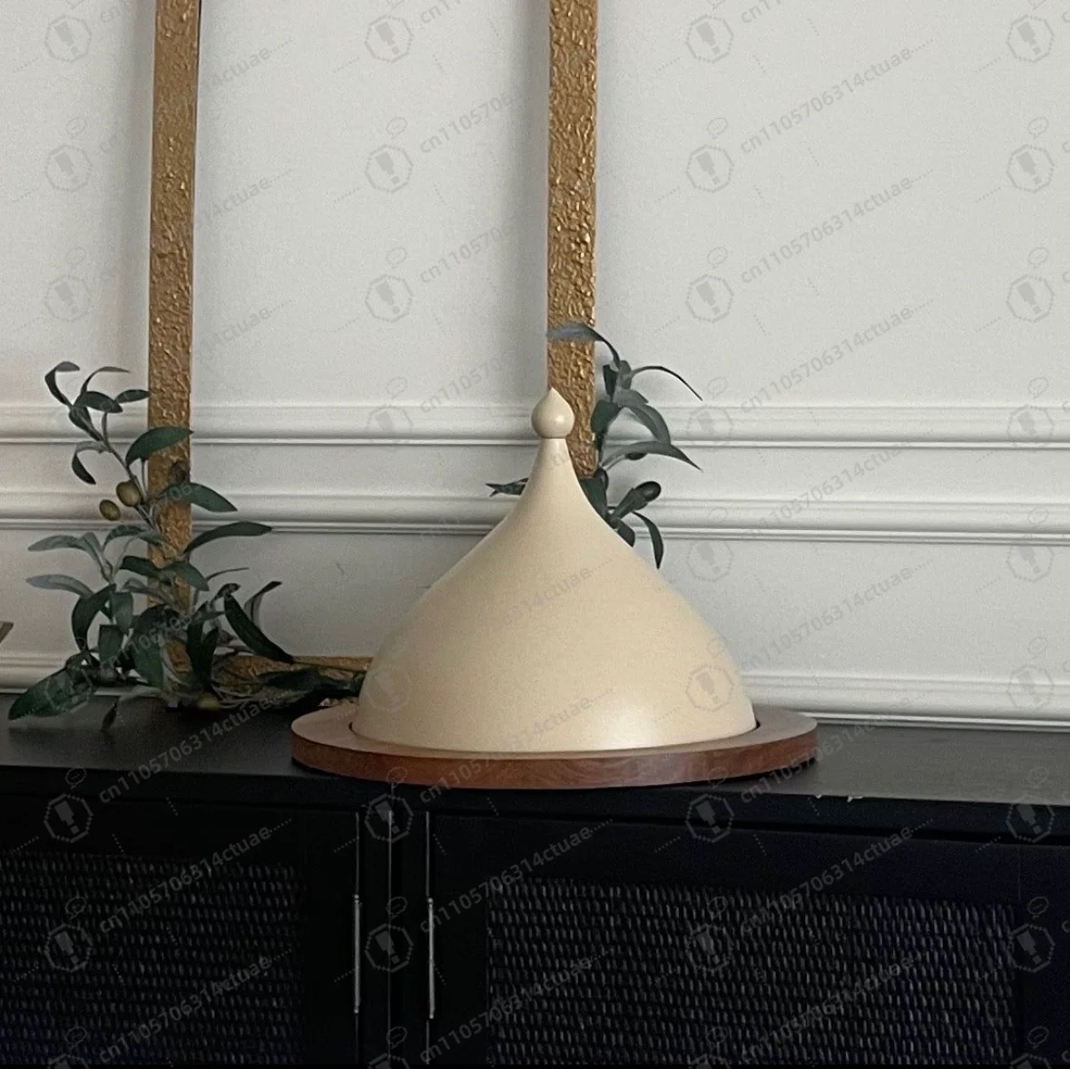 

2026 Новый поднос для декора стола Рамадана, элегантный металлический обеденный декор для мусульманского семейного дома