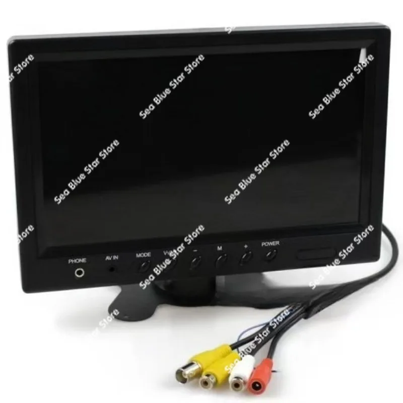 Monitor 9 inch high definition display car display 12 to 24V desktop butterfly stand tool