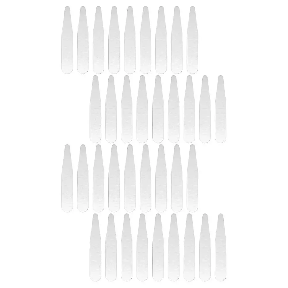 

36 шт. металлических вставок для воротников рубашек из нержавеющей стали для мужчин и женщин, для сохранения формы воротника