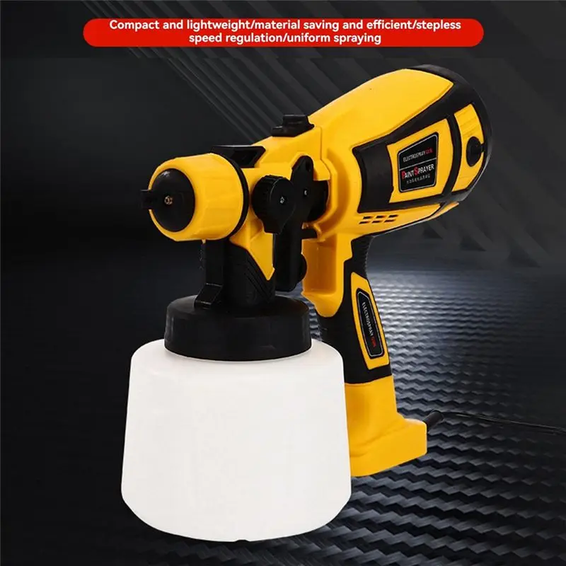 ABNL 850W Paint Sprayer,Electric Spraylacquer Painting Tool 1400Ml Container,3 Nozzles,For DIY&Home Projects(CN-6000) US Plug