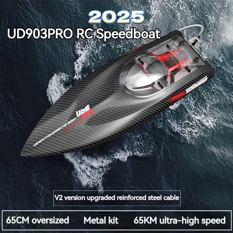 

Yudi Ud903pro 63cm Large Rc Professional Adult Brushless Remote Control Ship High Speed Airship Water Cooled Electric Speedboat