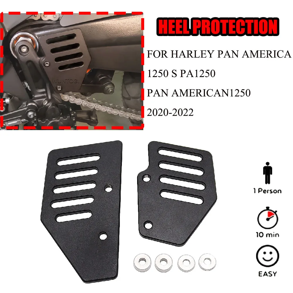 

Motorcycle New Accessories Footrest Guard Foot Peg Heel Protector Cover FOR PAN AMERICA 1250 S PA1250S PANAMERICA1250 2021 2022