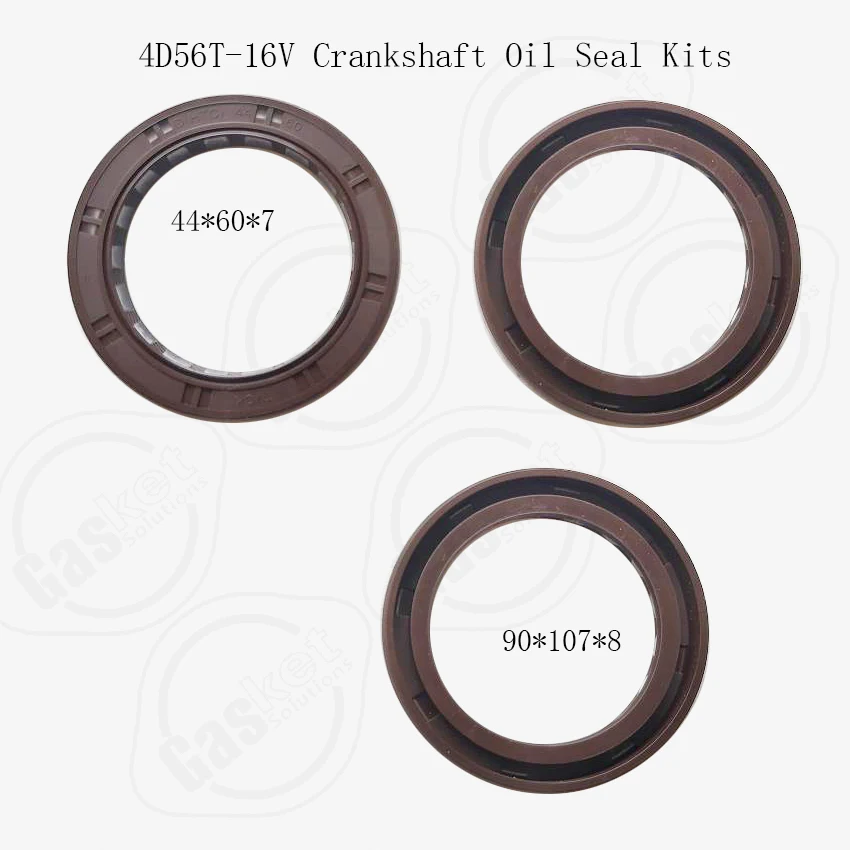 L3E L3A L3C L2E 4D55 4D56 4D56T 4D56T-16V Front and Rear crankshaft oil seal sets For Mitsubishi engine AH2057F CX0239E AH3204G