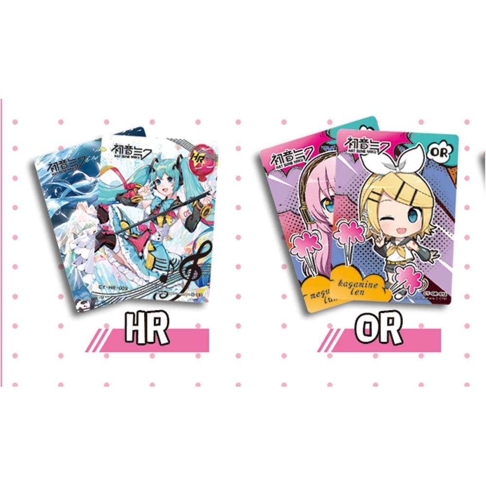 Hatsune Miku Card Symphony of Youth First Sight Bag Birthday Music Cute Girl Anime Character Collectible Birthday gifts