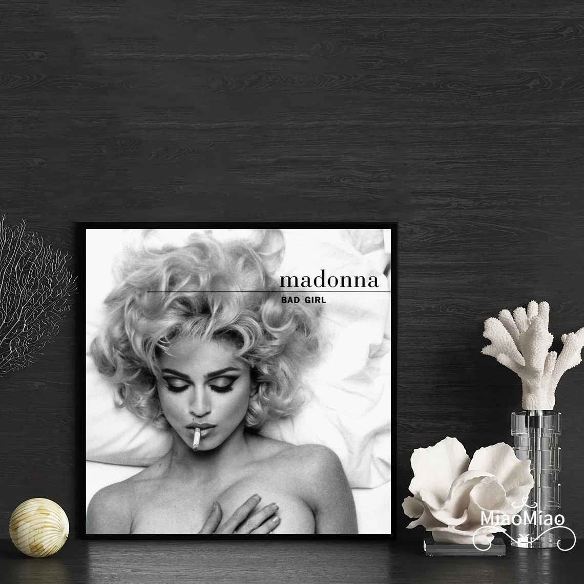 Madonna Bad Girl Fever Music Album Cover Poster Canvas Art Print Home Decor Wall Painting ( No Frame )