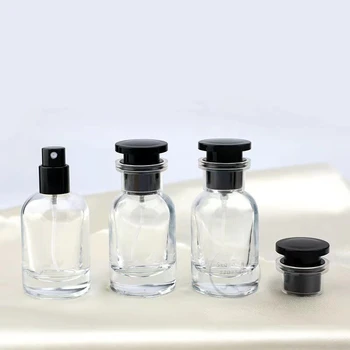 10pcs 30ml 50ml Round Glass Perfume Bottles Spray Bottles Empty Bottles Mist Spray Bottle Dispenser Atomizer