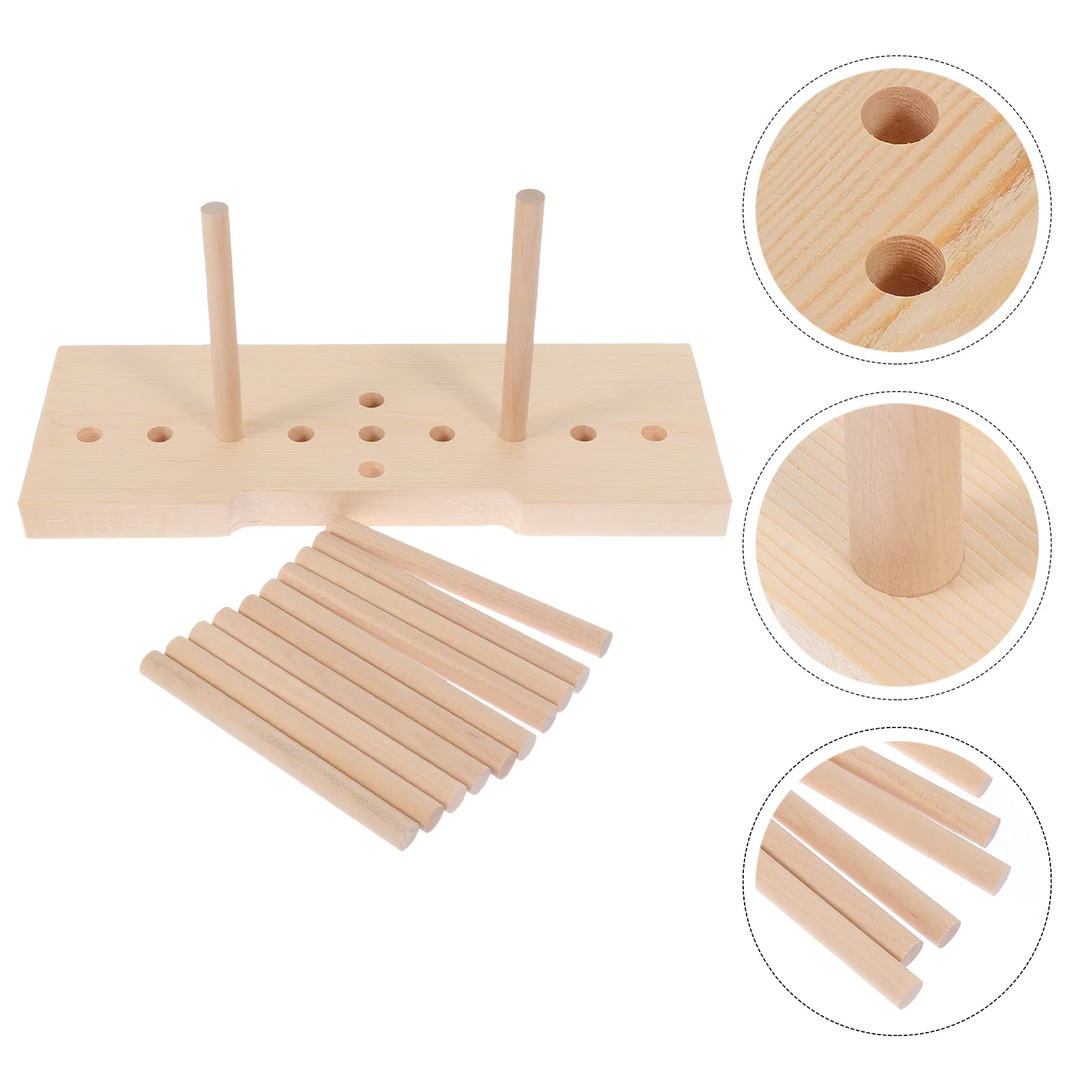 

1 Set Bow Knot Maker Wooden Wreath Tool Diy Ribbon Crafts Lightweight Portable Halloween Christmas Party Decoration Craft Diy