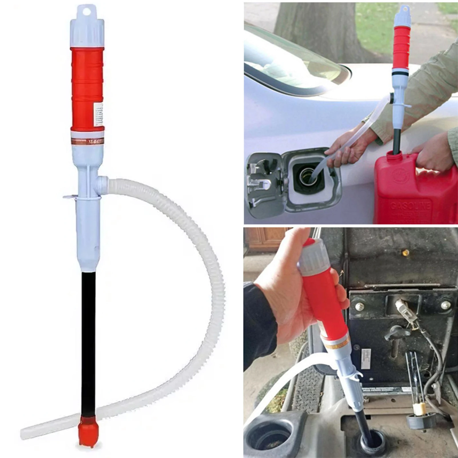 Efficient Fuel Transfer Pump Portable for Garage Maintenance Electric Oil Extractor PP PE Durable Tool