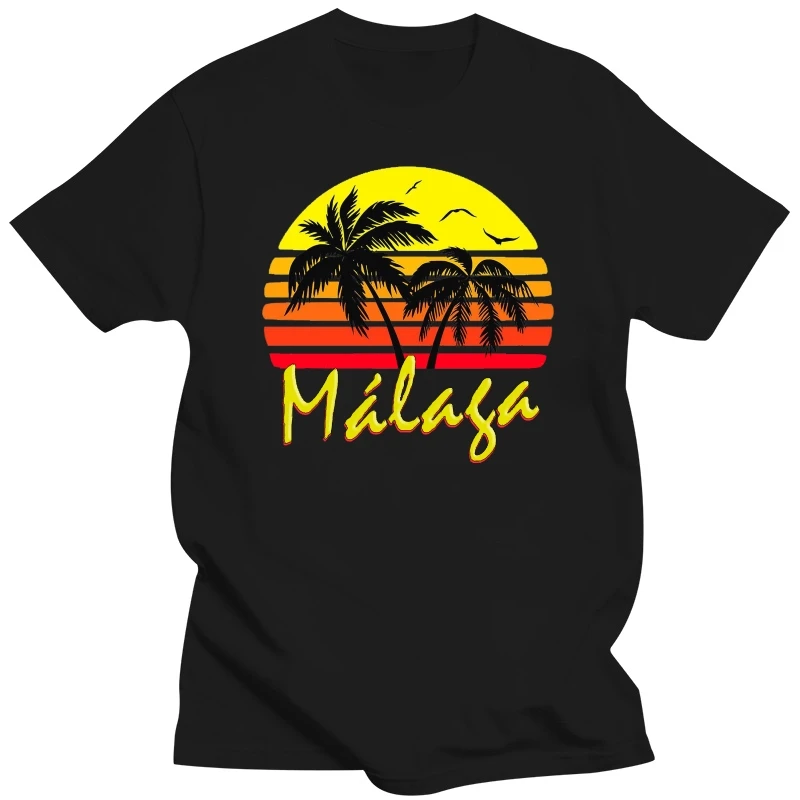 New Printed Funny  Malaga Vintage Sun Men's T-Shirt  women's tshirt