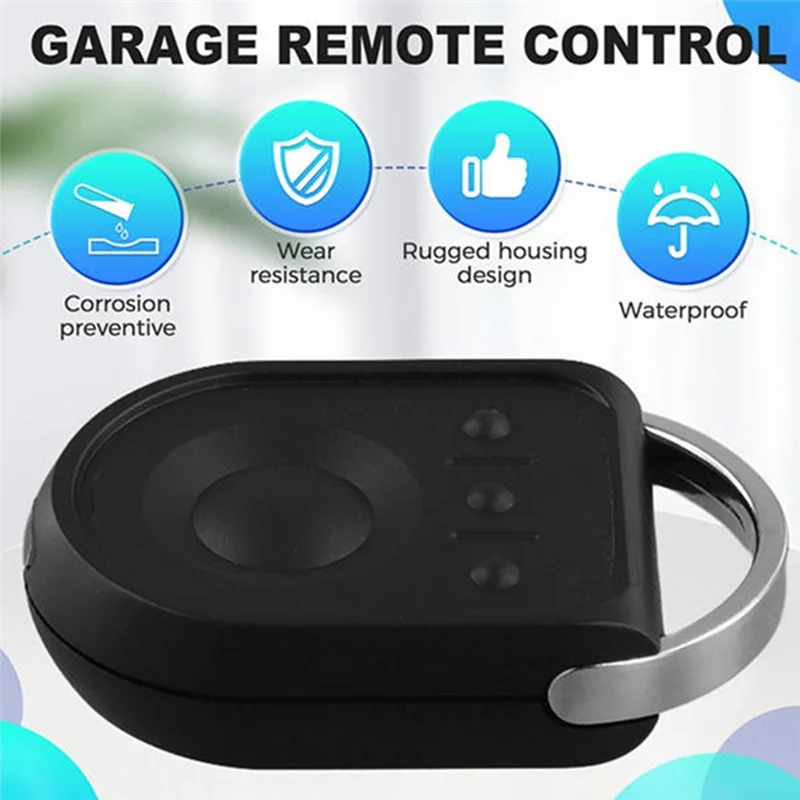 B04C-Handheld Transmitter 5Pcs Garage Door Remote Control 433Mhz For Keygo Keytis 2 NS RTS Keytis 4 N