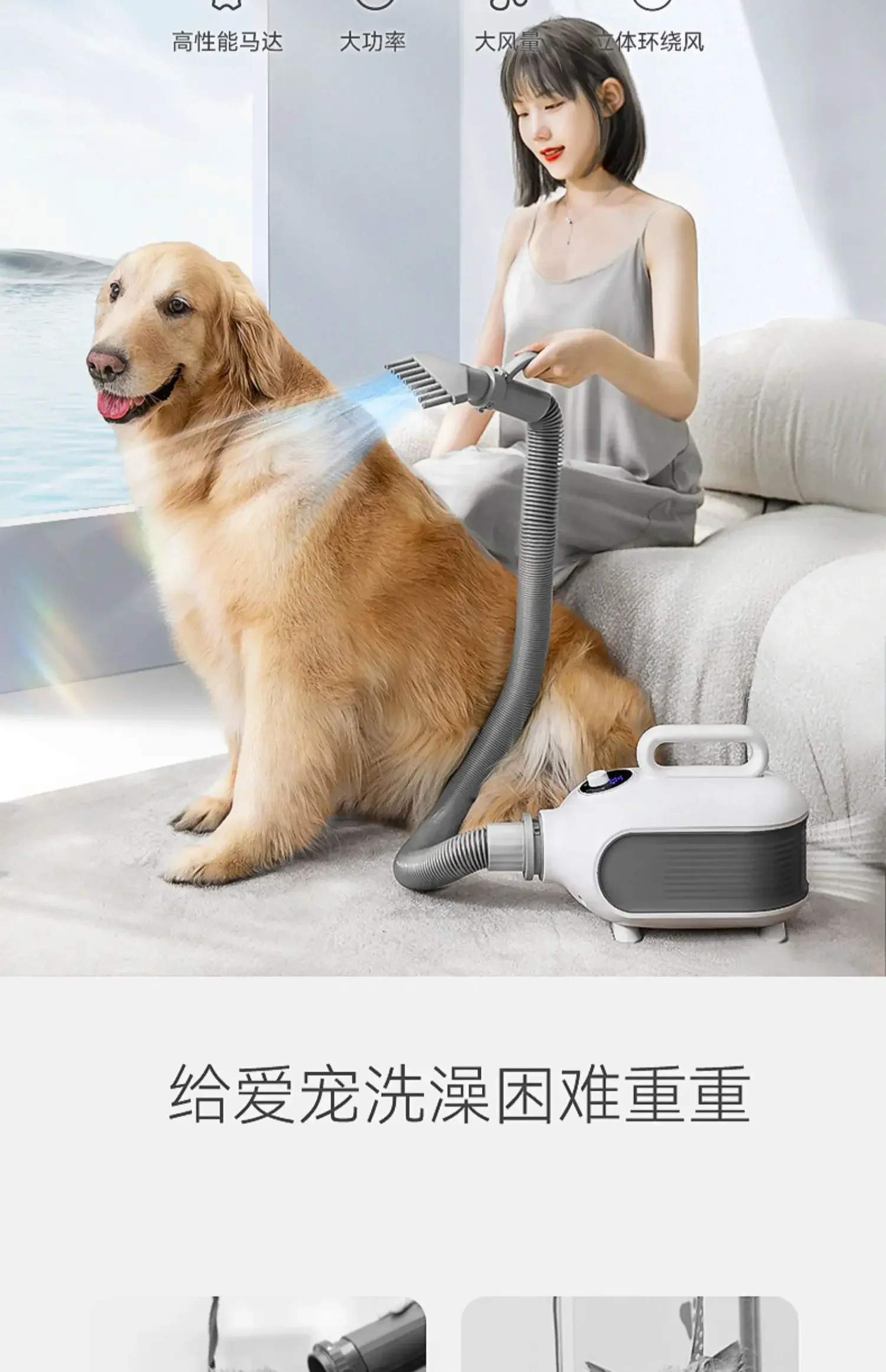 dog NEX smart pet water dryer high power cat dryer dog silent hair pulling artifact ONE