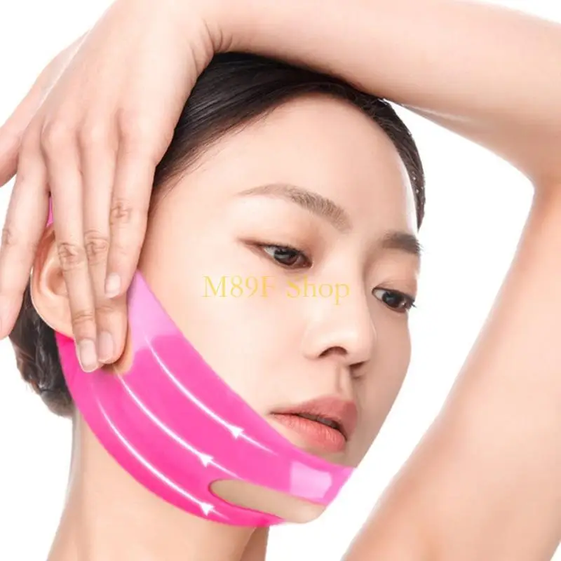 m89f v 모양 컨투어링 페이스 마스크 V 라인 모양 리프팅 벨트 더블 턱 감속기