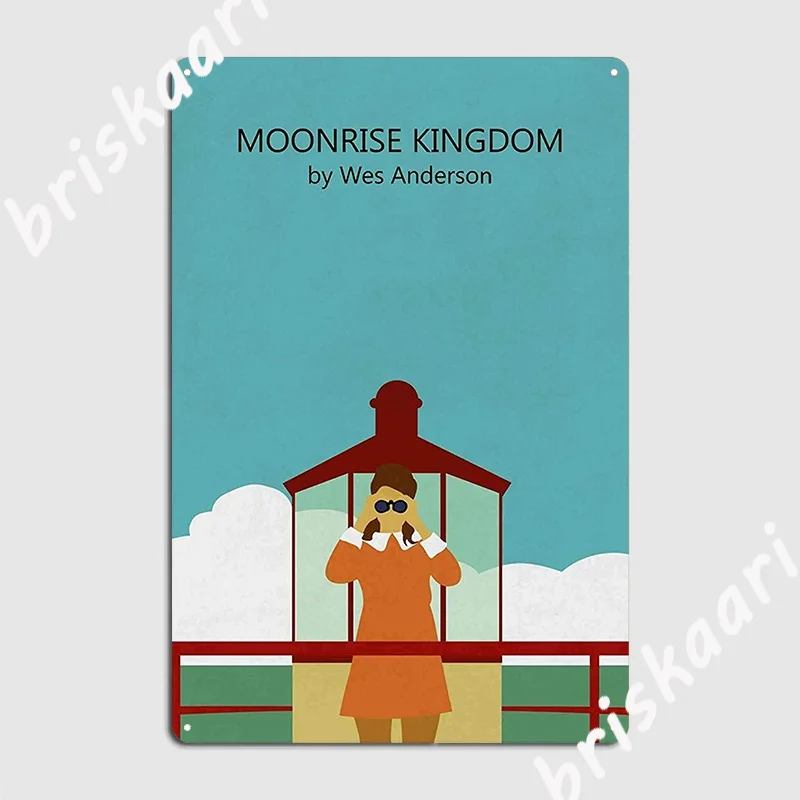 Moonrise Kingdom Metal Plaque Poster Retro Living Room Pub Plates Tin Sign Poster