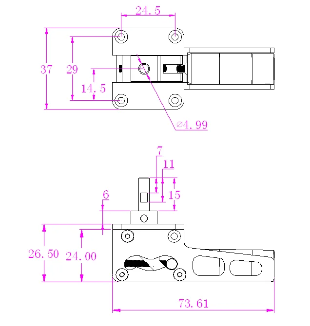 Electric landing gear, electric retractable landing gear