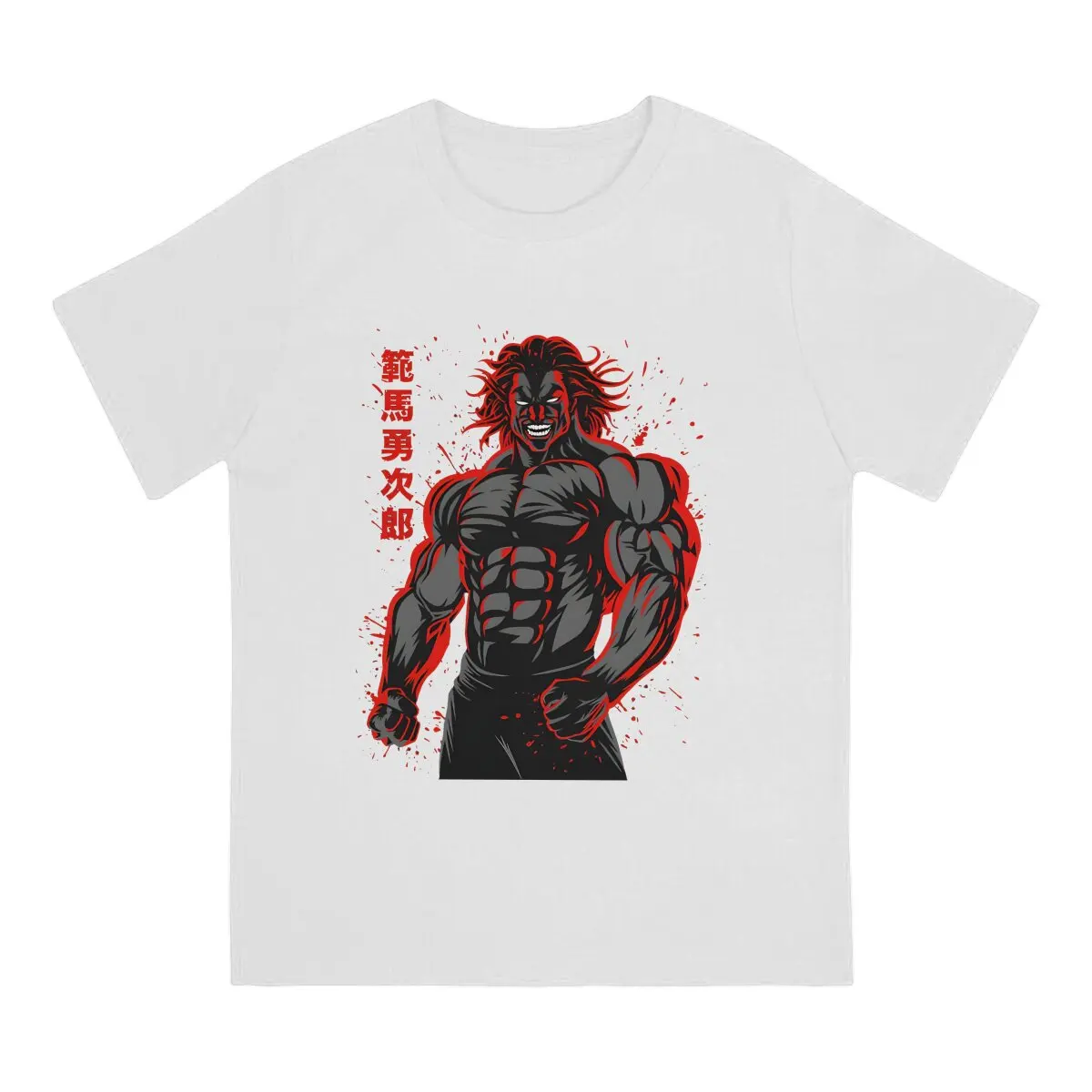 Baki Hanma Men's TShirt Grappler Individuality T Shirt Graphic Streetwear New Trend