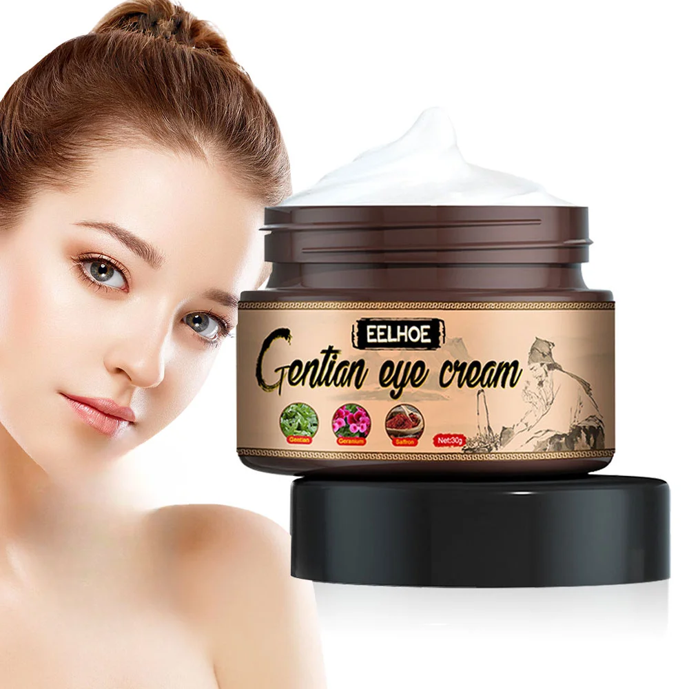 30g Eye Cream Remove Eye Bag Dark Circles Removing Fat Granules Improves Fine Lines Tightens Sagging Skin Hydrates Eye Cream