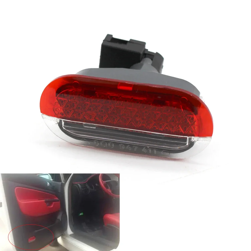 Car Door Light Interior Door Courtesy Warning Lamp For VW Bora Golf 4 MK4 Jetta 1998-2005 6Q0947411