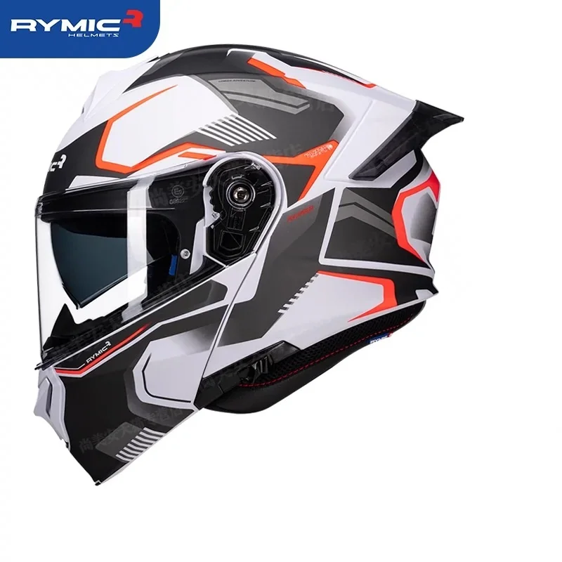 

Double Lens Racing Helmet Motorcycle Inner Sun Visor Modular Off Road Cascos Para Moto Full Face Capacete Moto Dot Ece Approved