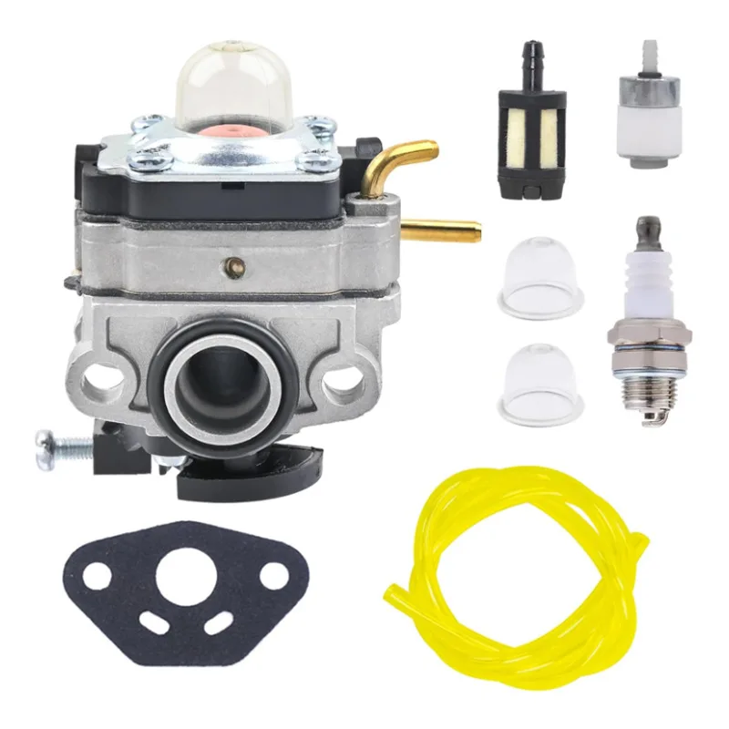 Carburetor Kits for 753-05908 Ryobi RY251PH RY252CS RY253SS RY254BC HB425 BV428 Troy-Bilt TB4SC 4 Cycle 25cc Blower Carb
