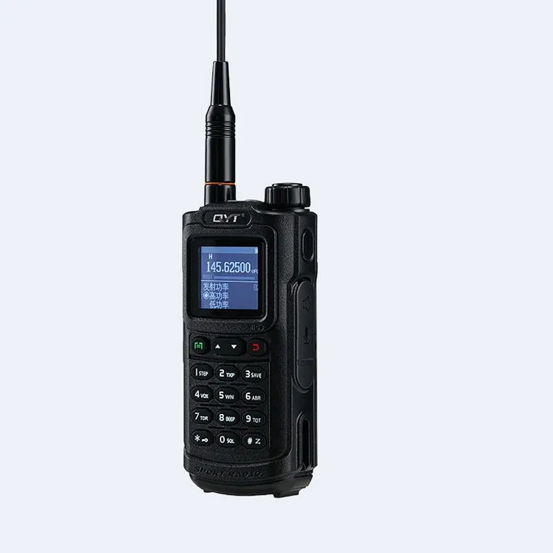 QYT KT-9R Walkie Talkie de alta potencia Frecuencia automática Correspondencia Tipo-C Receptura de radio AM portátil