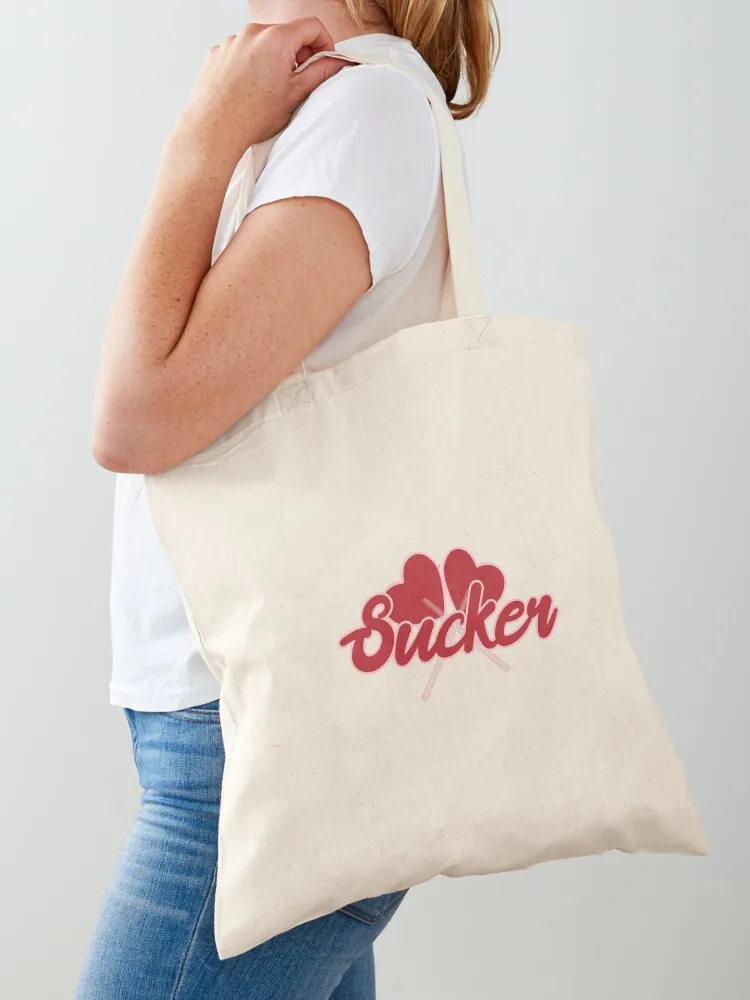 

Sucker Heart Collection x Duplicity Tote Bag shopper bags canvas tote bag female bag supermarket folding