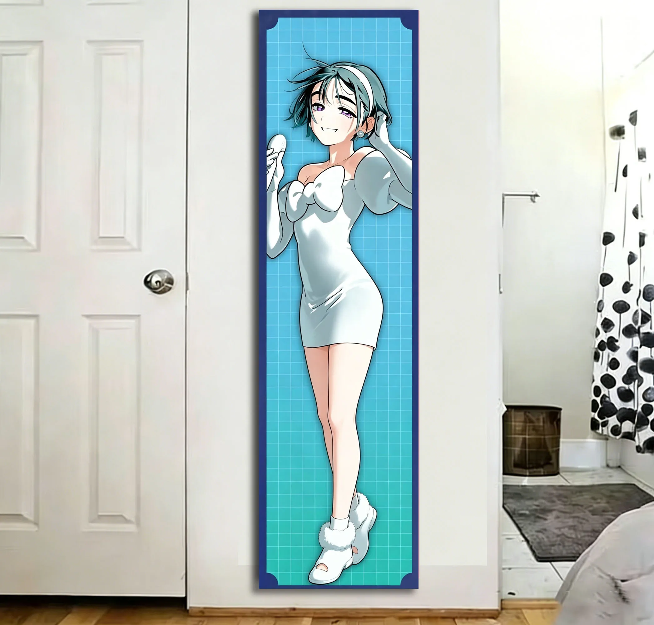 VIKAMA Alien Stage Wall Scroll Hanging Anime GirlTapestry Wall Hanging Bedroom Esports Room Home Decoration Gifts