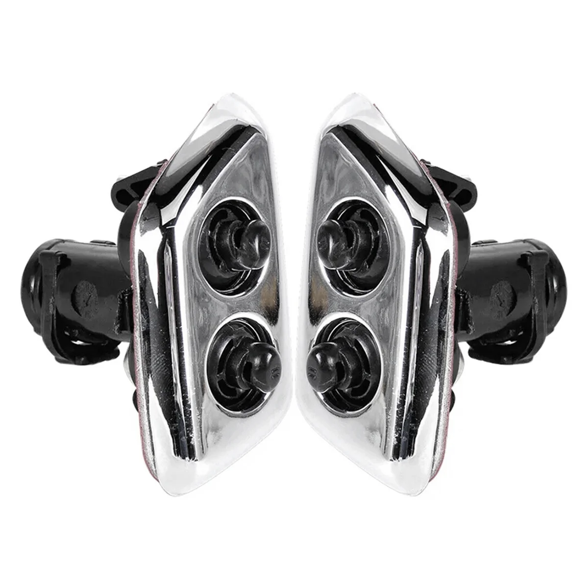 Classic 2X Head Light Lamp Windshield Washer Nozzles Jet DA805833AA Fit for Chrysler 300 C 2005-2007